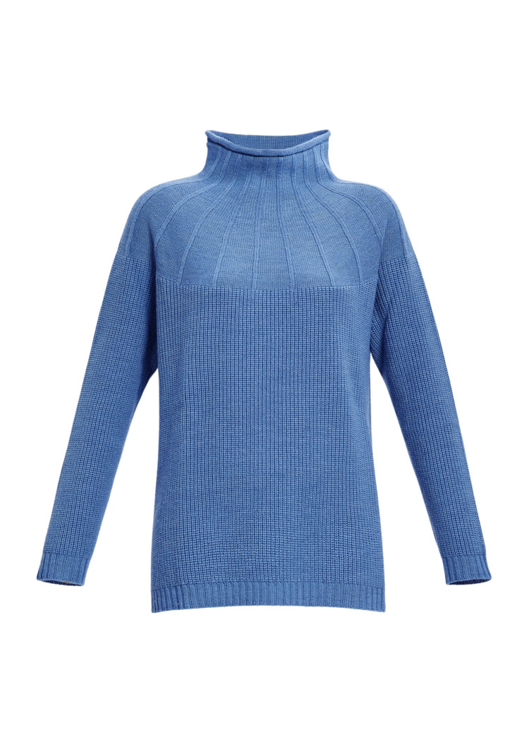 Светр Regular fit для жінок (474855), колір Синій - №1