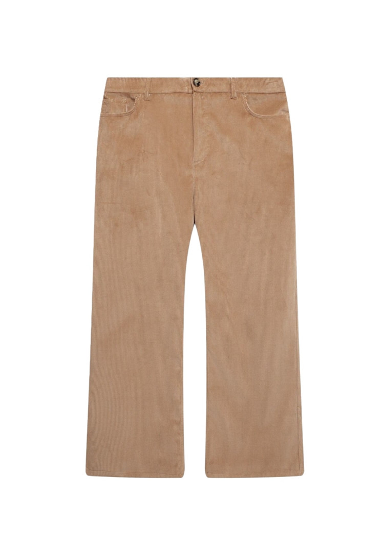 Брюки повседневные Relaxed fit Высокая для женщин (474860), цвет Коричневый - №1