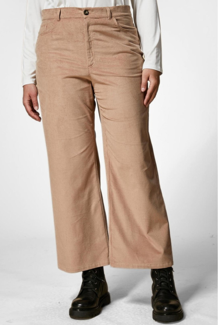 Брюки повседневные Relaxed fit Высокая для женщин (474860), цвет Коричневый - №3