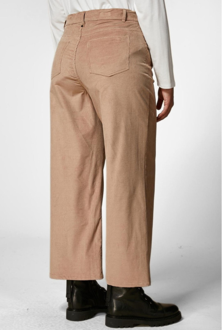 Брюки повседневные Relaxed fit Высокая для женщин (474860), цвет Коричневый - №4
