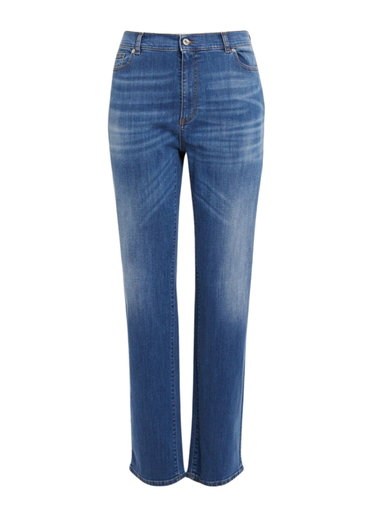 Джинсы Slim Slim fit Высокая для женщин (474868), цвет Синий - №1