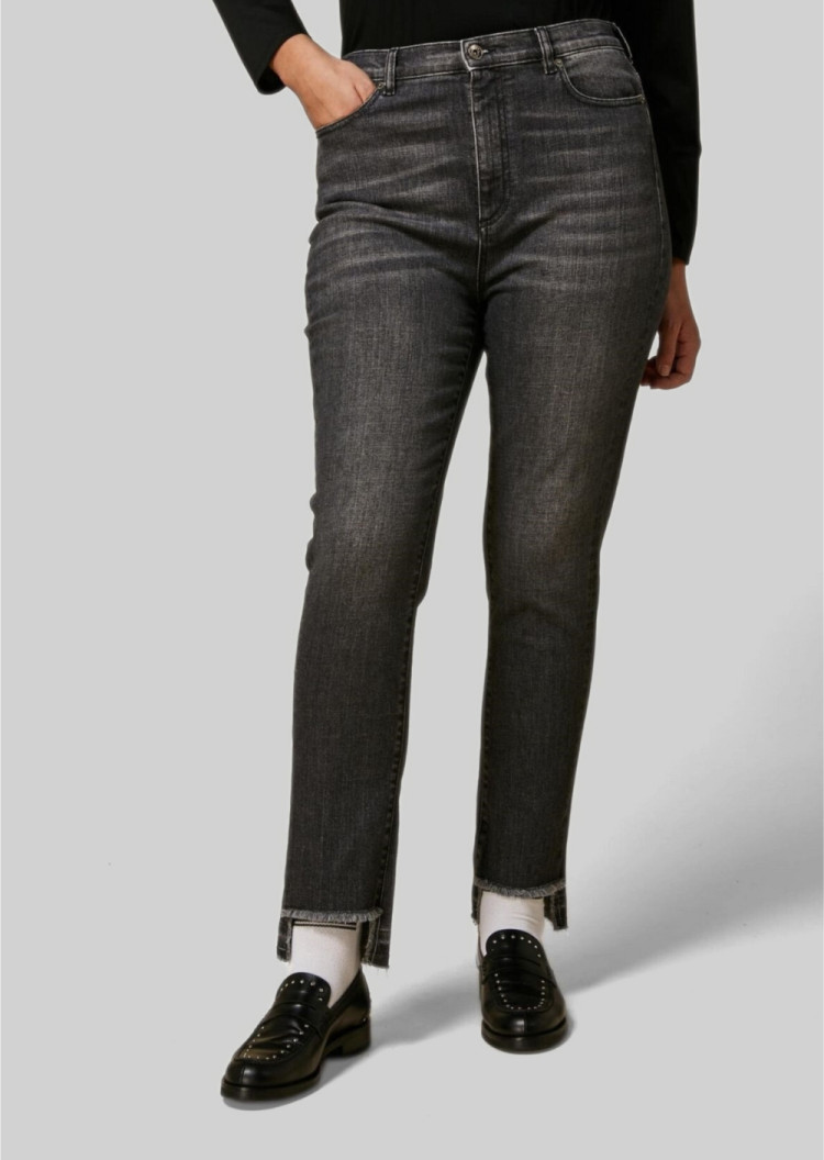 Джинсы Slim Slim fit Средняя для женщин (474871), цвет Серый - №1