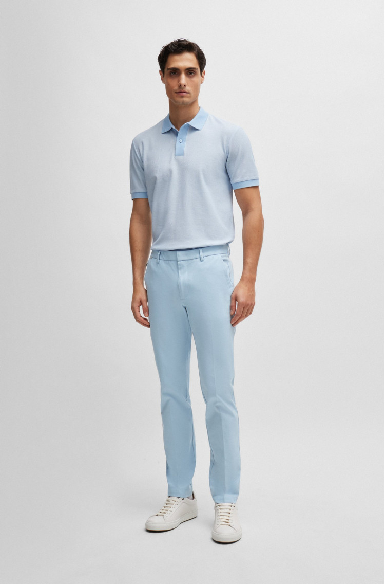 Брюки chinos Slim fit Средняя для мужчин (475099), цвет Синий - №2