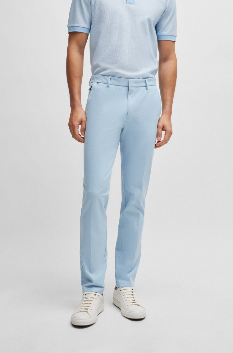 Брюки chinos Slim fit Средняя для мужчин (475099), цвет Синий - №3