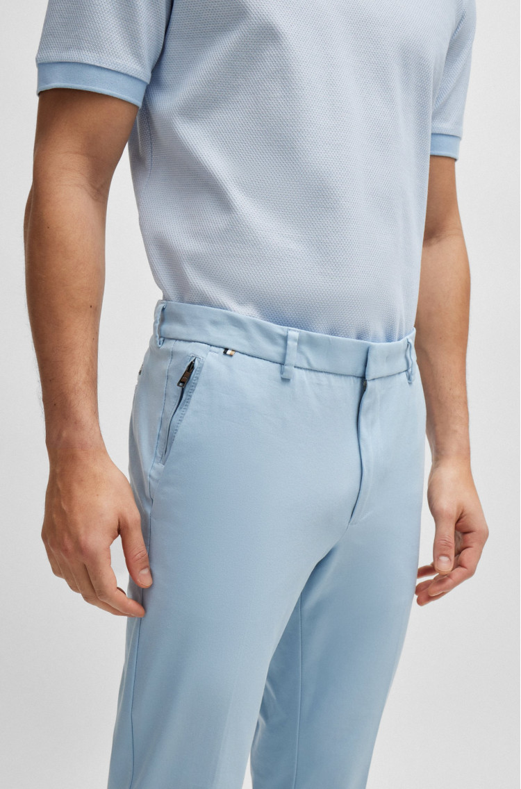 Брюки chinos Slim fit Средняя для мужчин (475099), цвет Синий - №5