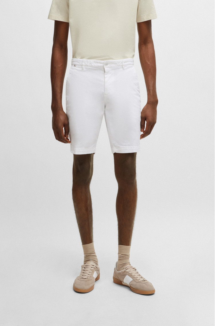 Шорты Slim Fit Средняя для мужчин (475108), цвет Белый - №3
