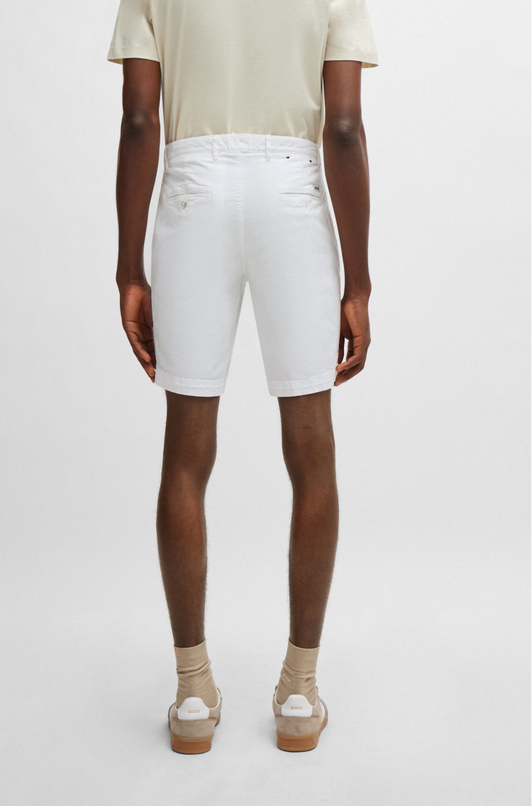 Шорты Slim Fit Средняя для мужчин (475108), цвет Белый - №4