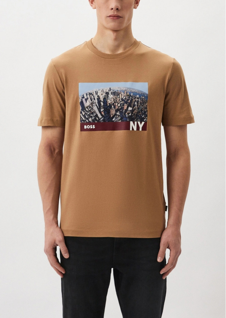 Футболка Regular fit для мужчин (475119), цвет Коричневый - №2