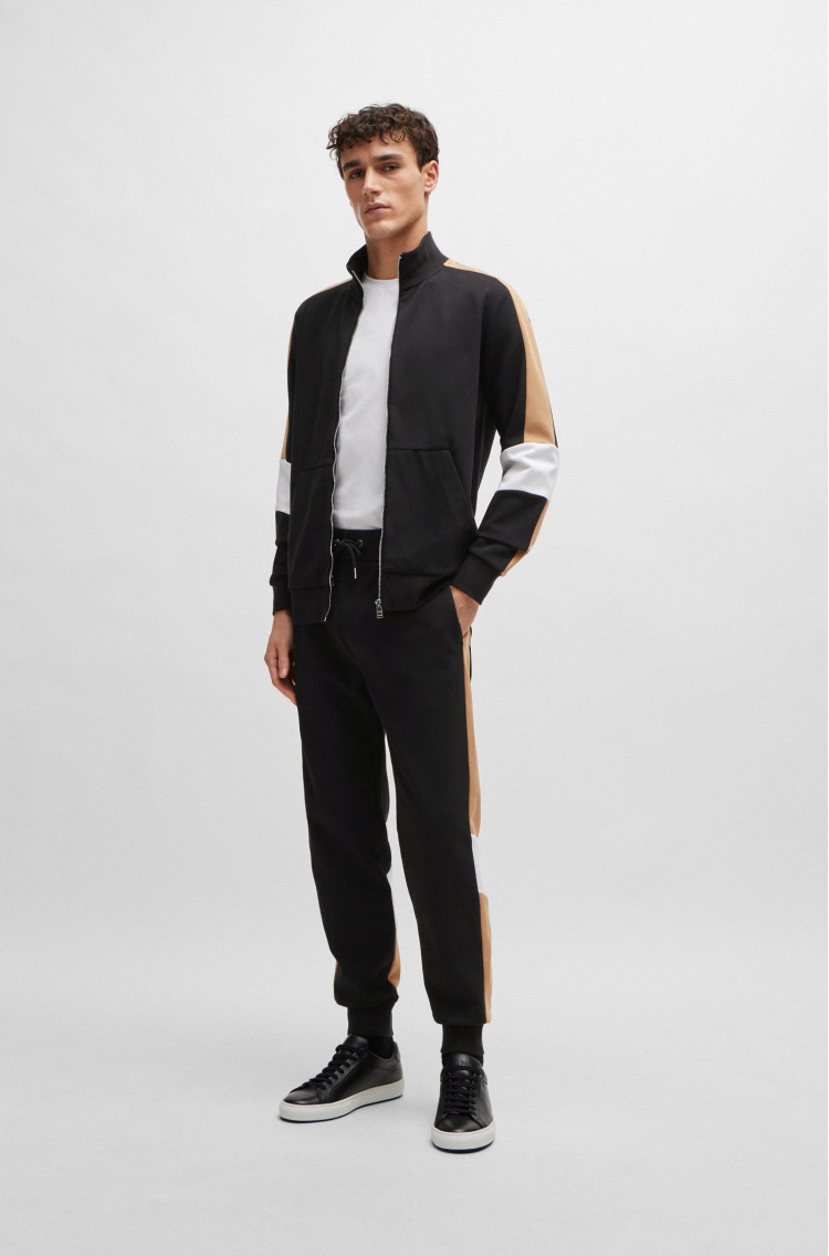 Брюки джерси Regular fit для мужчин (475121), цвет Черный - №2