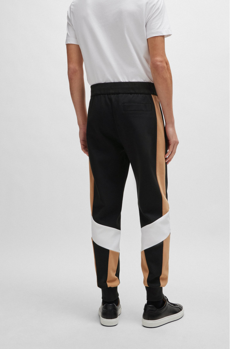Брюки джерси Regular fit для мужчин (475121), цвет Черный - №4