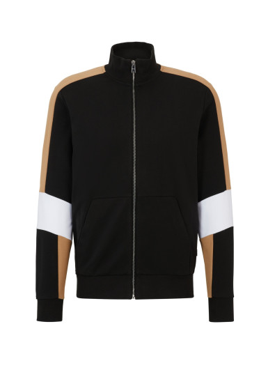 Спортивная кофта Regular Fit: классический крой, средняя свобода движений.