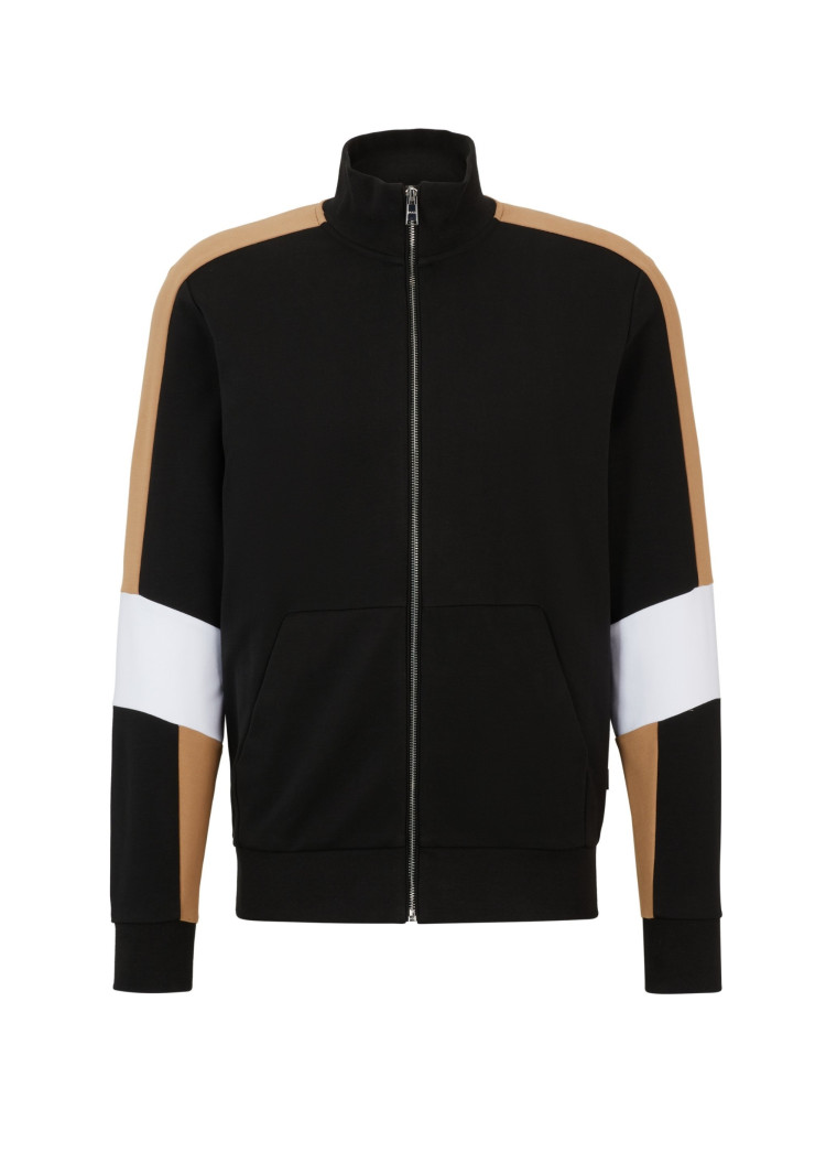 Спортивная кофта Regular fit для мужчин (475122), цвет Черный - №1