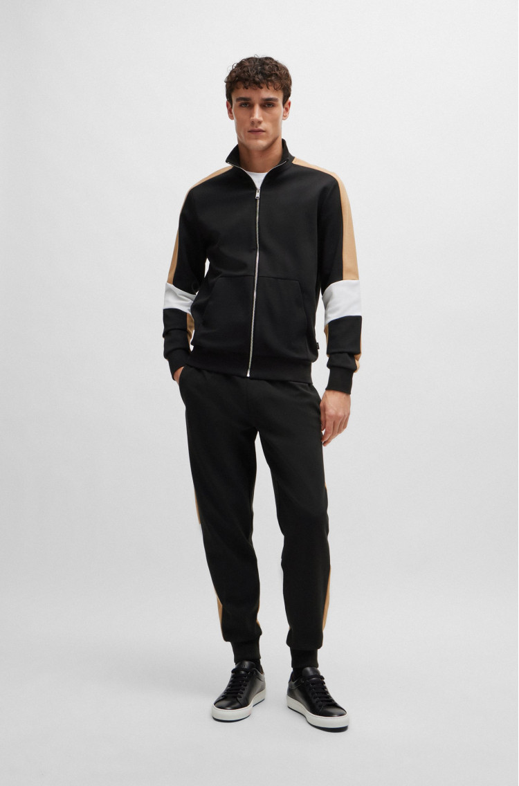 Спортивная кофта Regular fit для мужчин (475122), цвет Черный - №3