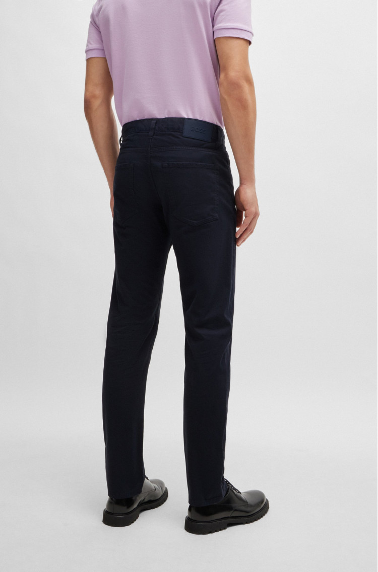Брюки 5 карманов Slim Slim fit Средняя для мужчин (475129), цвет Синий - №4
