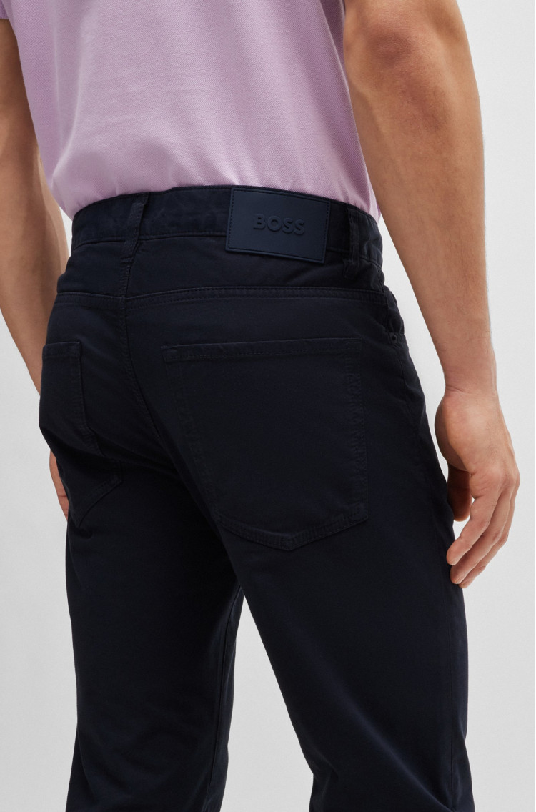 Брюки 5 карманов Slim Slim fit Средняя для мужчин (475129), цвет Синий - №5