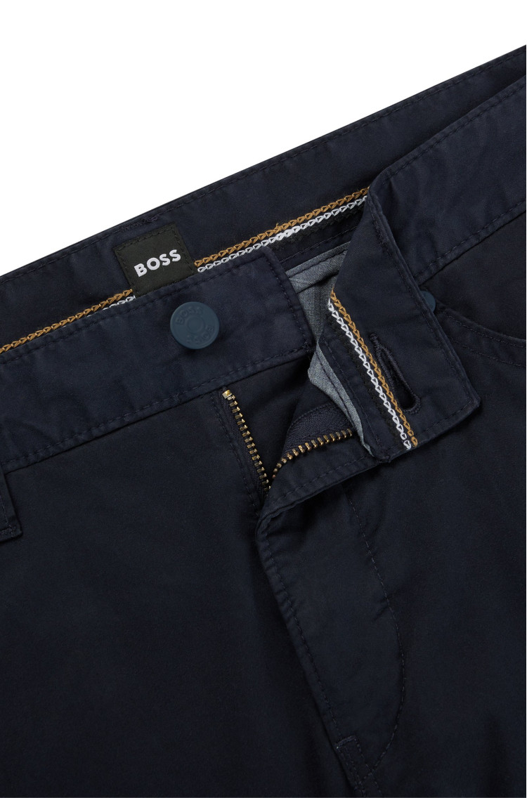 Брюки 5 карманов Slim Slim fit Средняя для мужчин (475129), цвет Синий - №6
