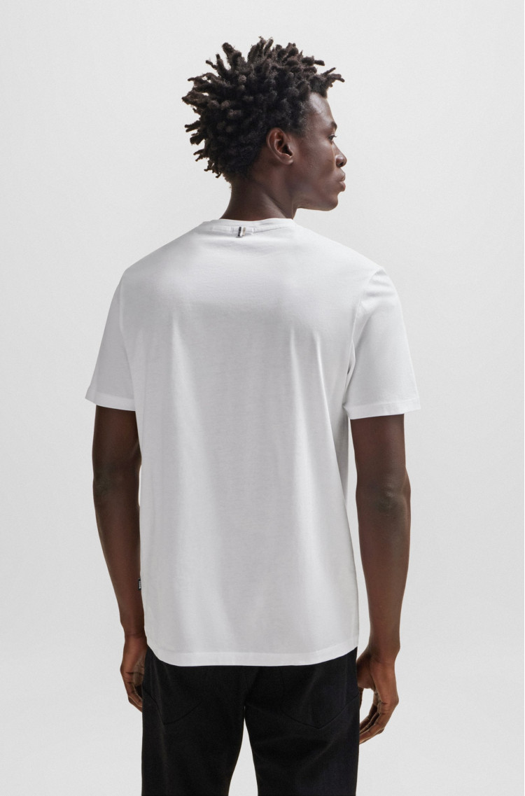 Футболка Slim fit для мужчин (475144), цвет Белый - №4