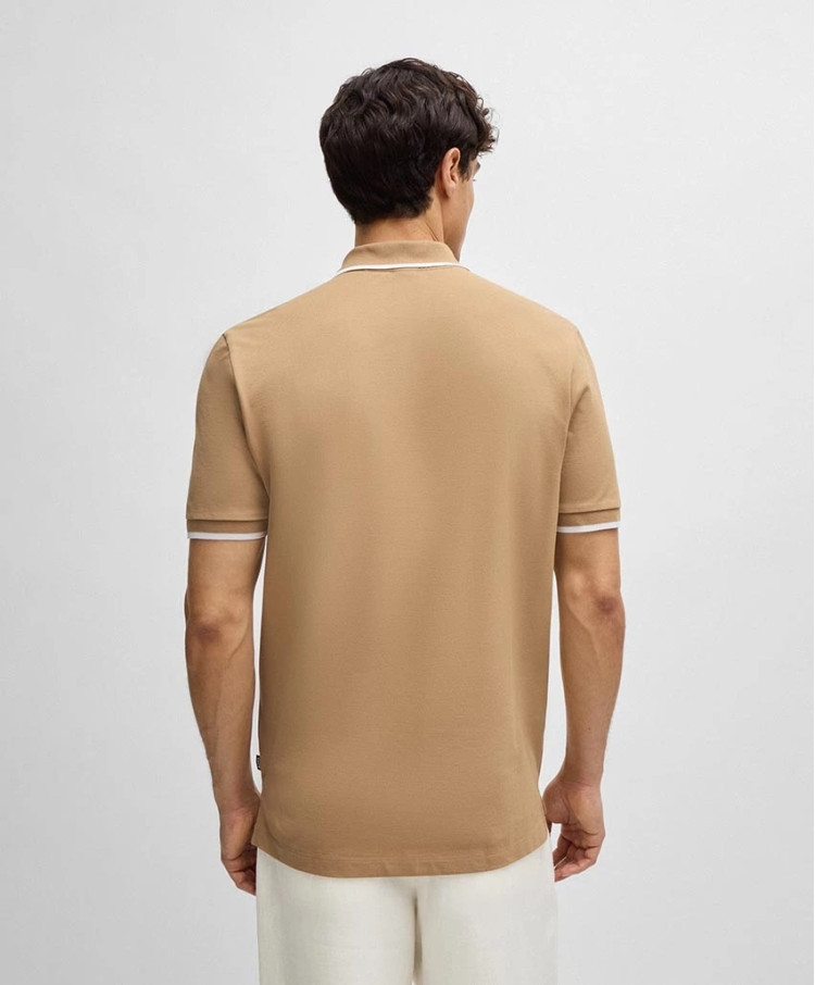 Поло Regular fit для чоловіків (475146), колір Коричневий - №4