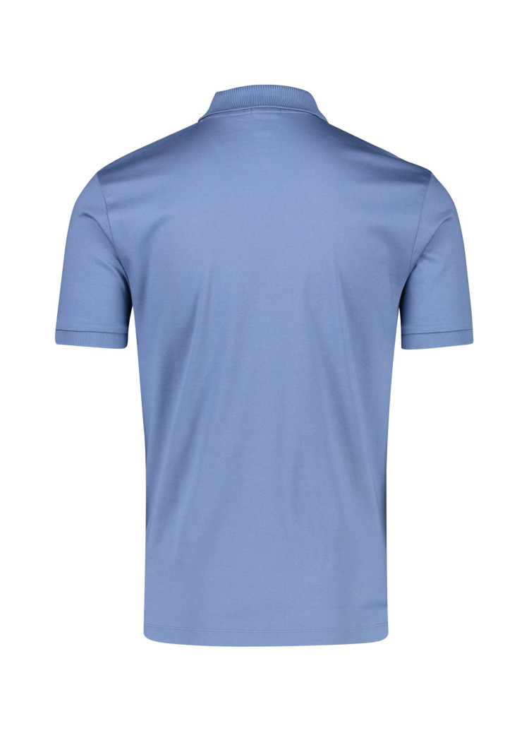 Поло Slim fit для чоловіків (475150), колір Синій - №2