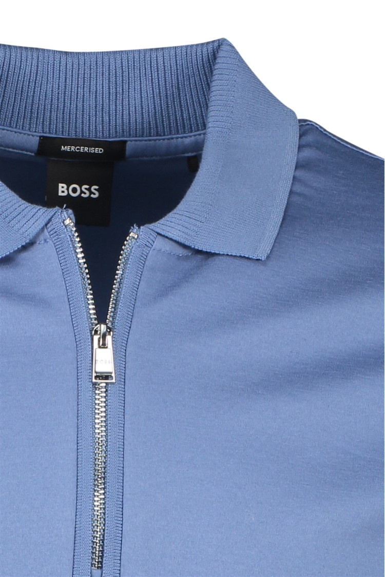 Поло Slim fit для чоловіків (475150), колір Синій - №3
