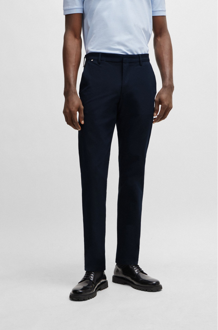 Брюки chinos Slim fit Средняя для мужчин (475154), цвет Синий - №3