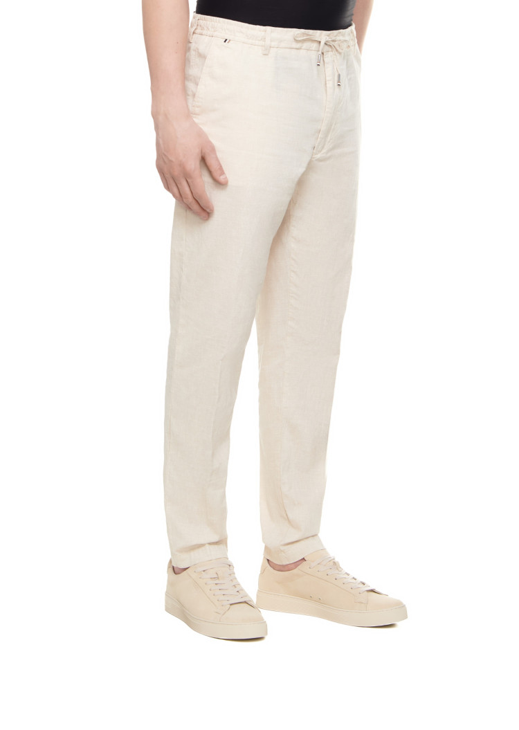 Брюки повседневные Regular fit Средняя для мужчин (475158), цвет Бежевый - №3