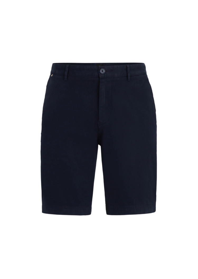 Шорти Slim fit Середня для чоловіків (475159), колір Синій - №1