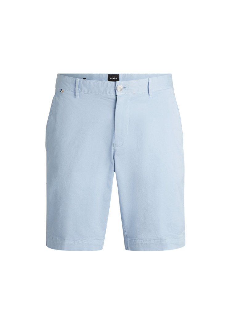 Шорти Slim fit Середня для чоловіків (475160), колір Синій - №1