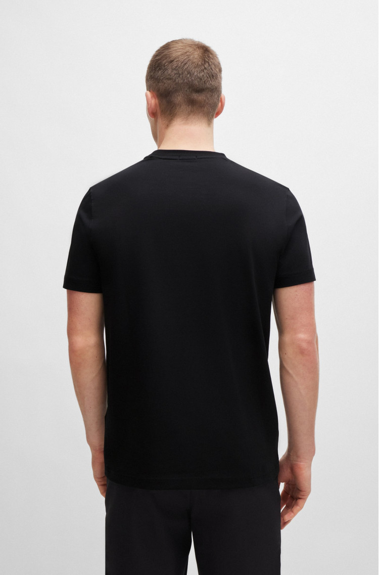 Футболка Regular fit для чоловіків (475206), колір Чорний - №4