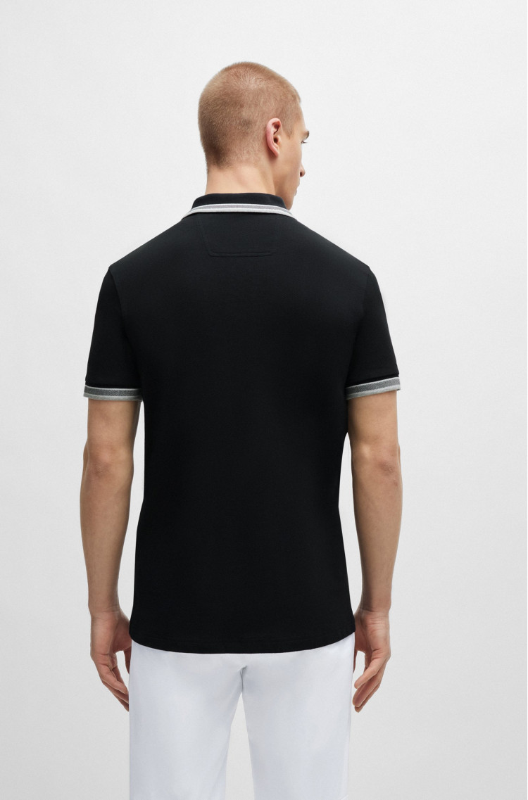 Поло Regular fit для мужчин (475213), цвет Черный - №4