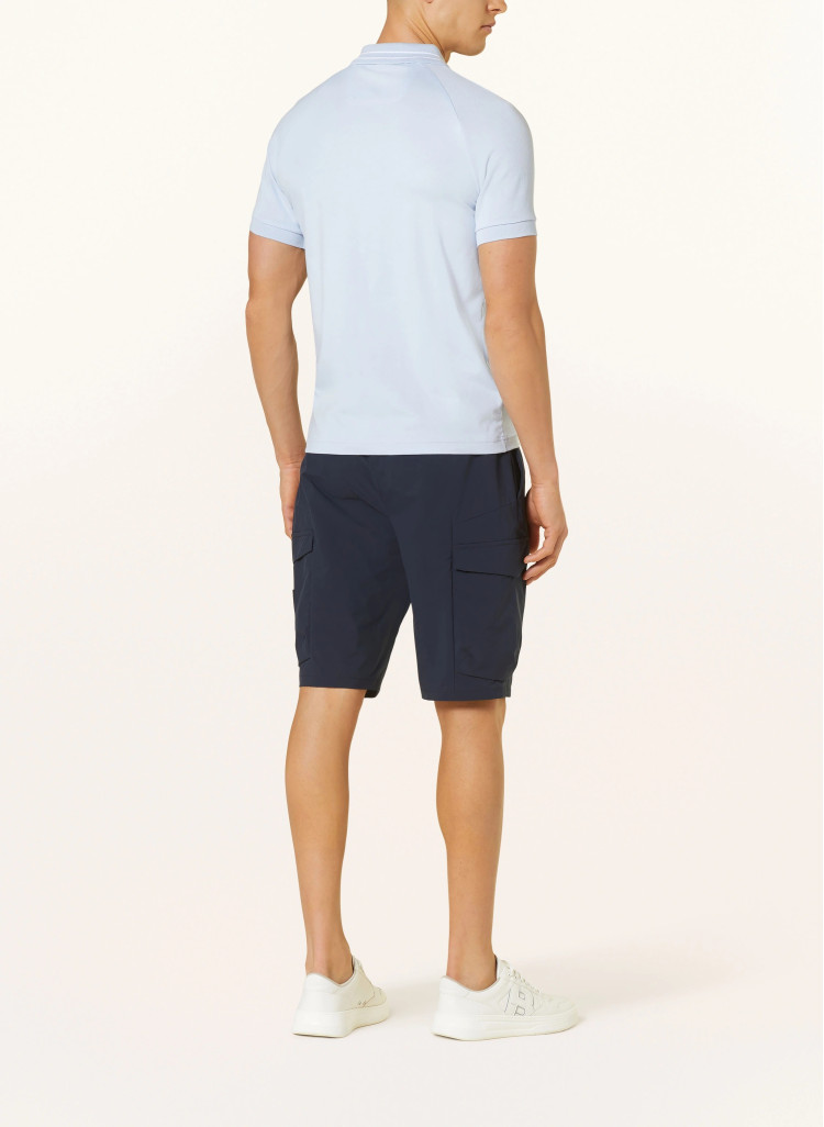 Поло Slim fit для чоловіків (475216), колір Синій - №3