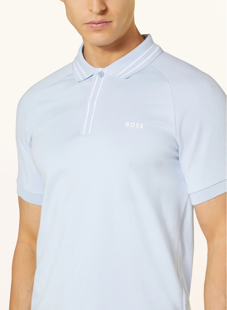 Поло Slim fit для чоловіків (475216), колір Синій - №4