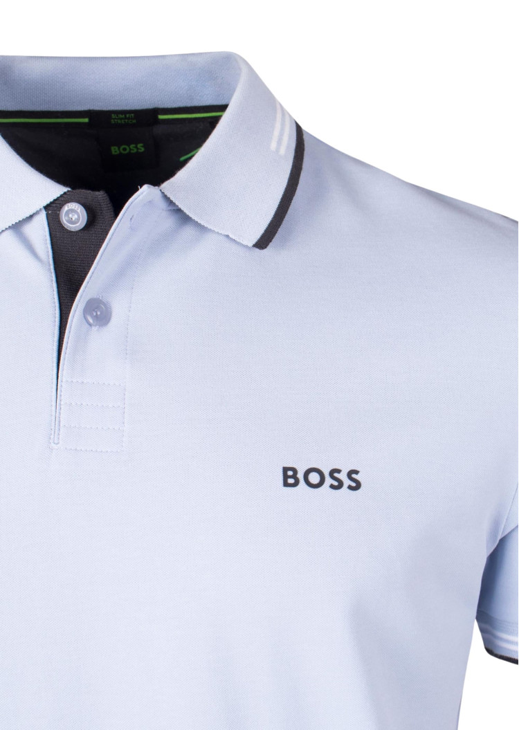 Поло Slim Fit для мужчин (475218), цвет Синий - №3