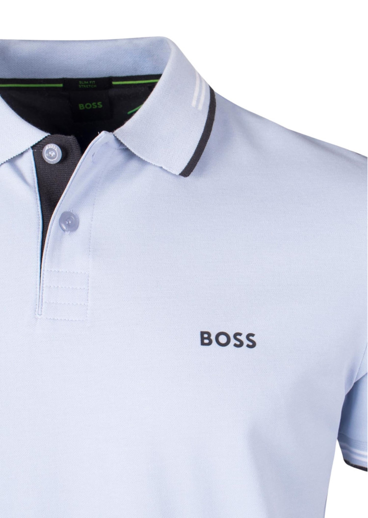 Поло Slim Fit для мужчин (475218), цвет Синий - №3