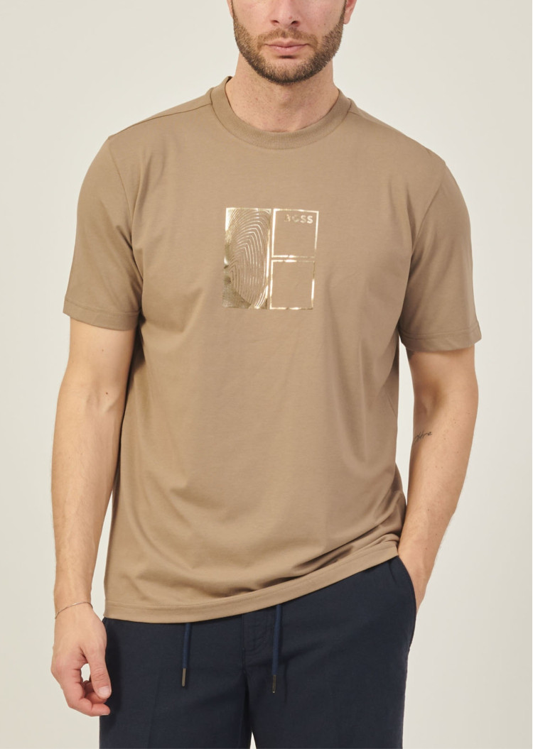 Футболка Regular fit для чоловіків (475226), колір Коричневий - №2