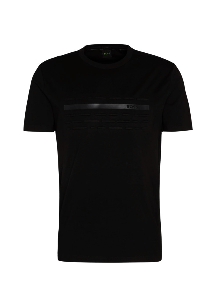 Футболка Regular fit для чоловіків (475227), колір Чорний - №1