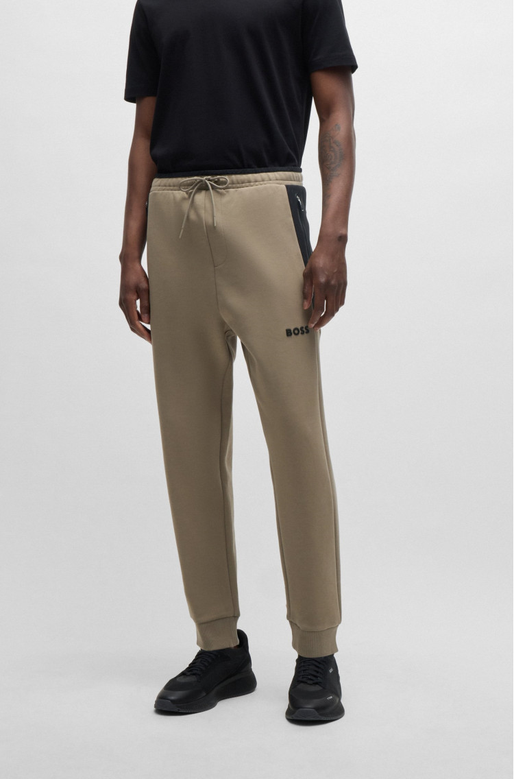 Спортивные брюки Regular fit Высокая для мужчин (475230), цвет Коричневый - №2
