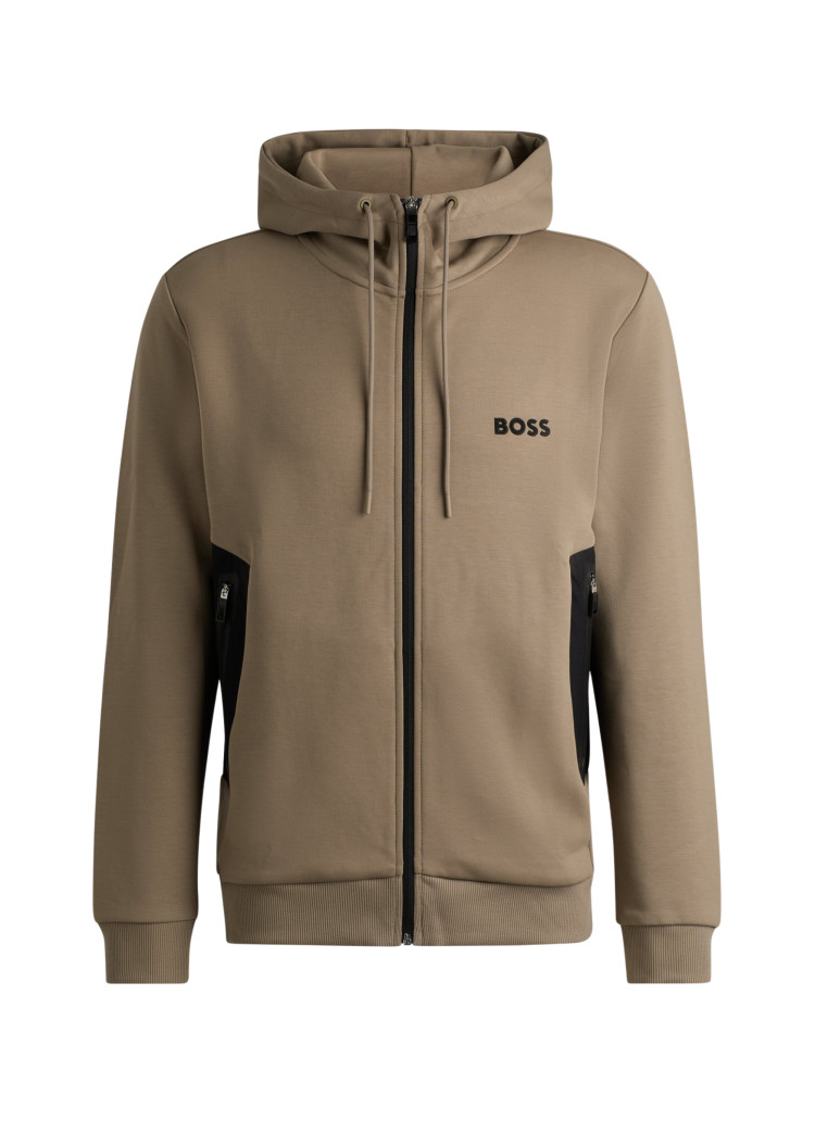 Спортивная кофта Regular fit для мужчин (475231), цвет Коричневый - №1