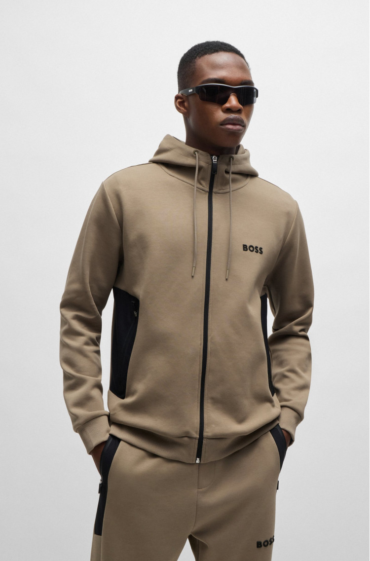 Спортивная кофта Regular fit для мужчин (475231), цвет Коричневый - №2