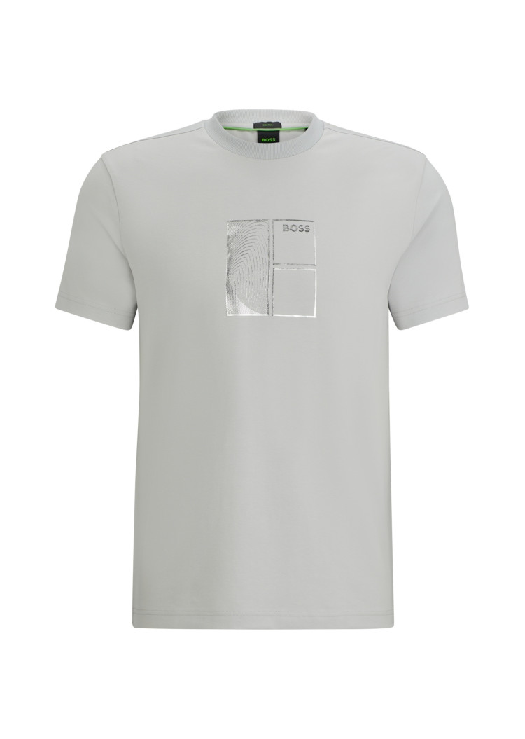 Футболка Regular fit для чоловіків (475238), колір Сірий - №1