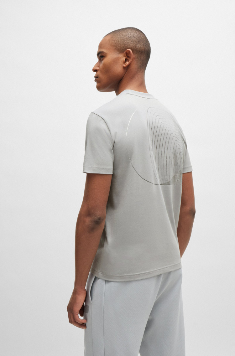 Футболка Regular fit для чоловіків (475238), колір Сірий - №4