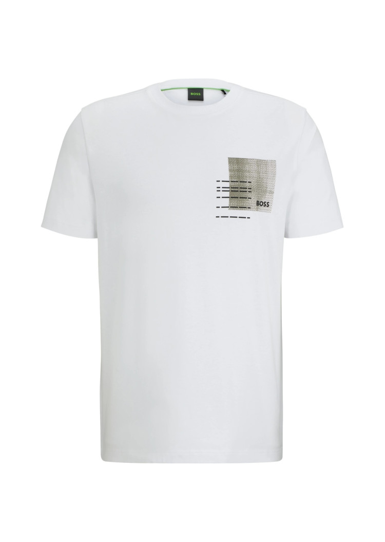 Футболка Regular fit для чоловіків (475240), колір Білий - №1