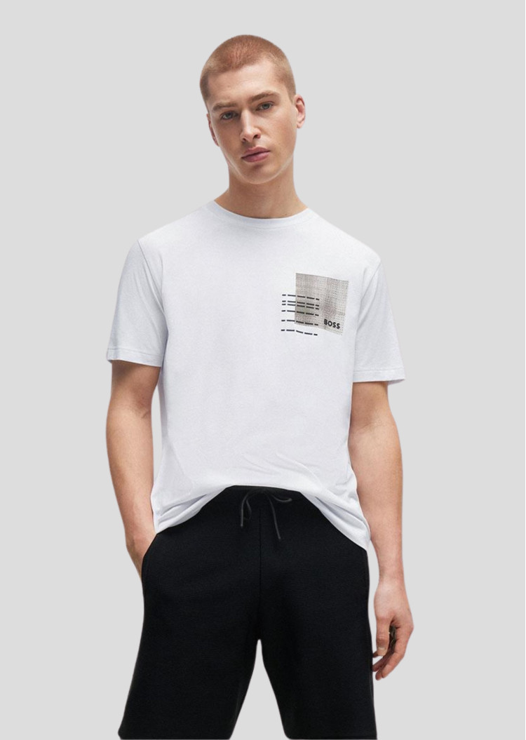 Футболка Regular fit для чоловіків (475240), колір Білий - №2
