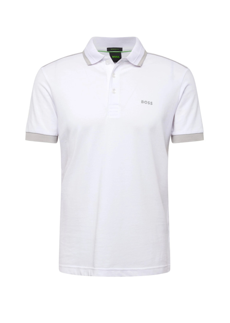 Поло Regular fit для чоловіків (475241), колір Білий - №1