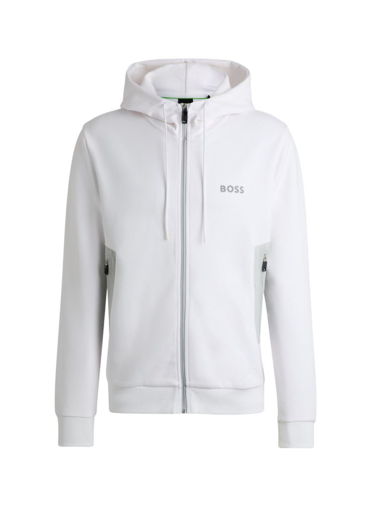Спортивная кофта Regular fit для мужчин (475244), цвет Белый - №1