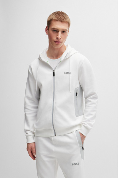 Спортивная кофта Regular Fit: классический крой, средняя свобода движений.