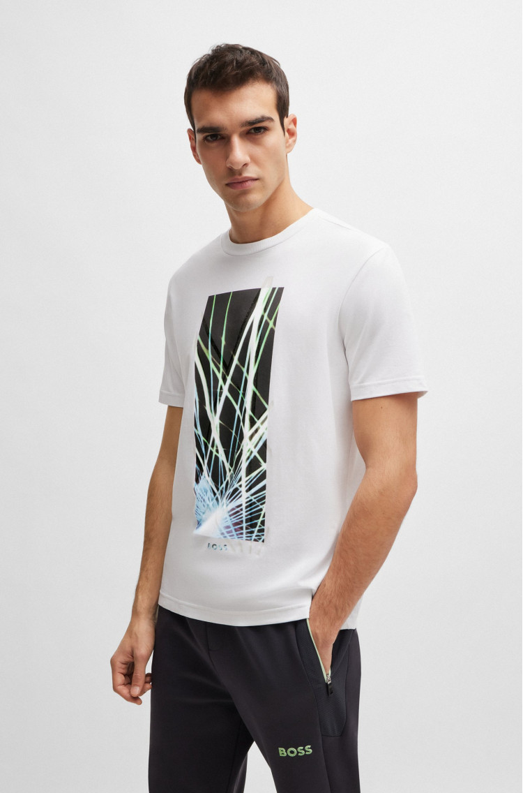 Футболка Regular fit для чоловіків (475254), колір Білий - №2