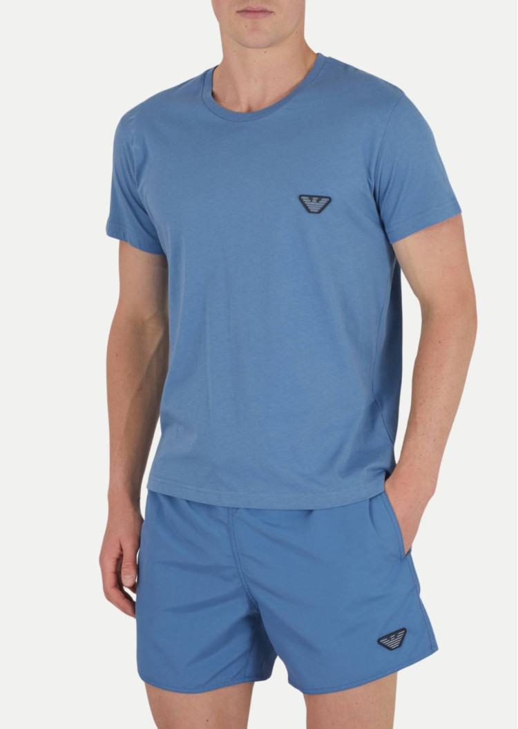 Футболка пляжная Regular Fit для мужчин (475259), цвет Синий - №2