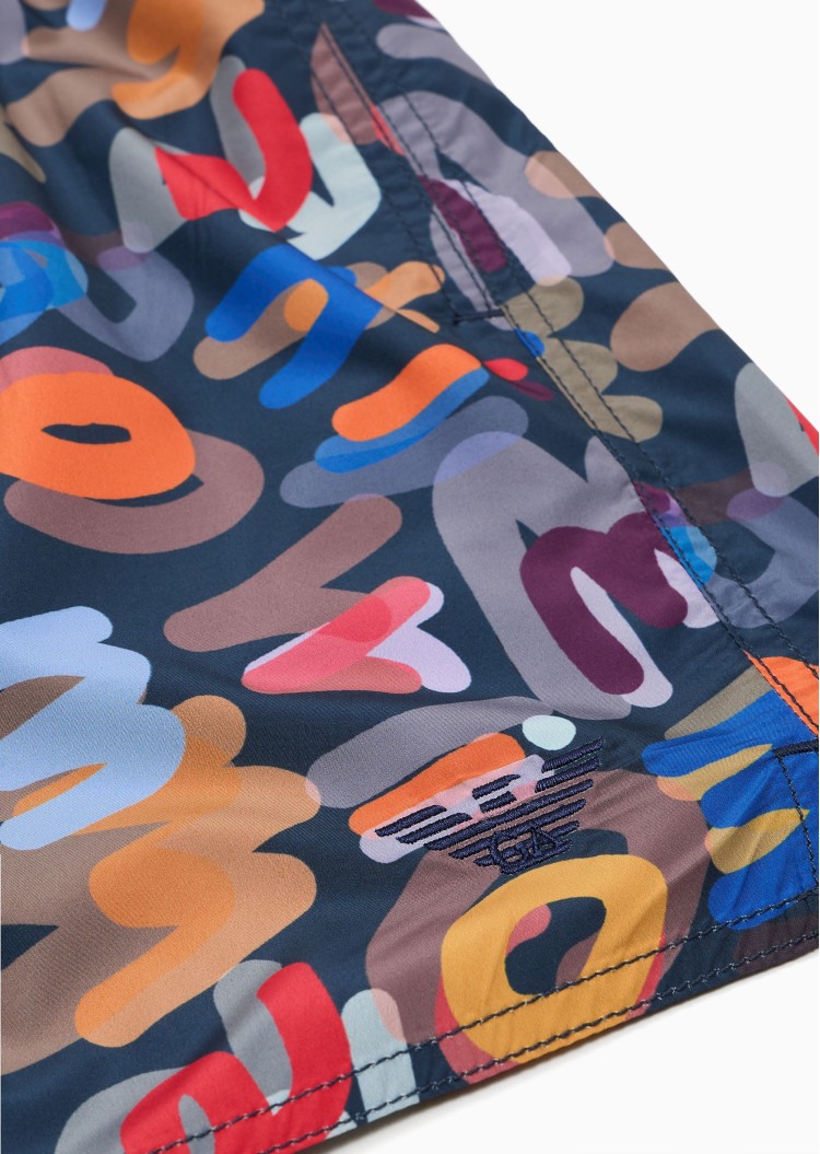 Шорти Slim fit для чоловіків (475262), колір Синій - №4