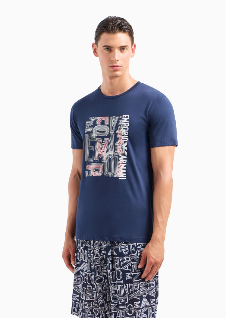 Футболка пляжна Regular fit для чоловіків (475271), колір Синій - №2